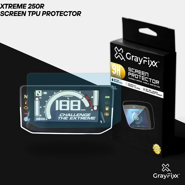 Screen Protector Compatible with Xtreme 250R | TPU(Thermoplastic Polyurethane), Pack Of 1